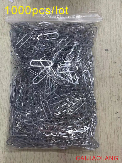 1000pcs Slim Sim Card Tray Pin Eject Removal Tool Needle Opener Ejector For Most Smartphone Card Cutter Pin Opener Removal Tool