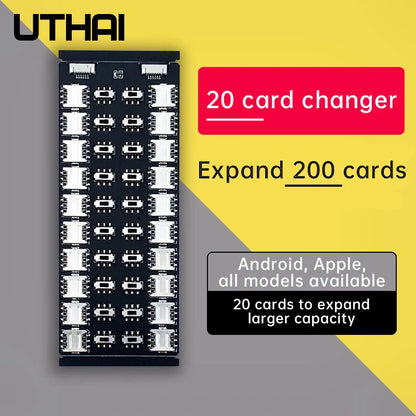 Card Changer Multi-card Device External Card Slot Android Apple Universal 20 Expansion Large-Capacity Mobile Phone Sim Card